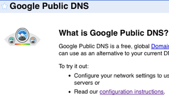 Speed Up Your Internet Browsing – Switch to Google DNS