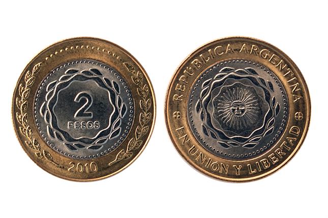 2 Peso Coin Coming to Argentina