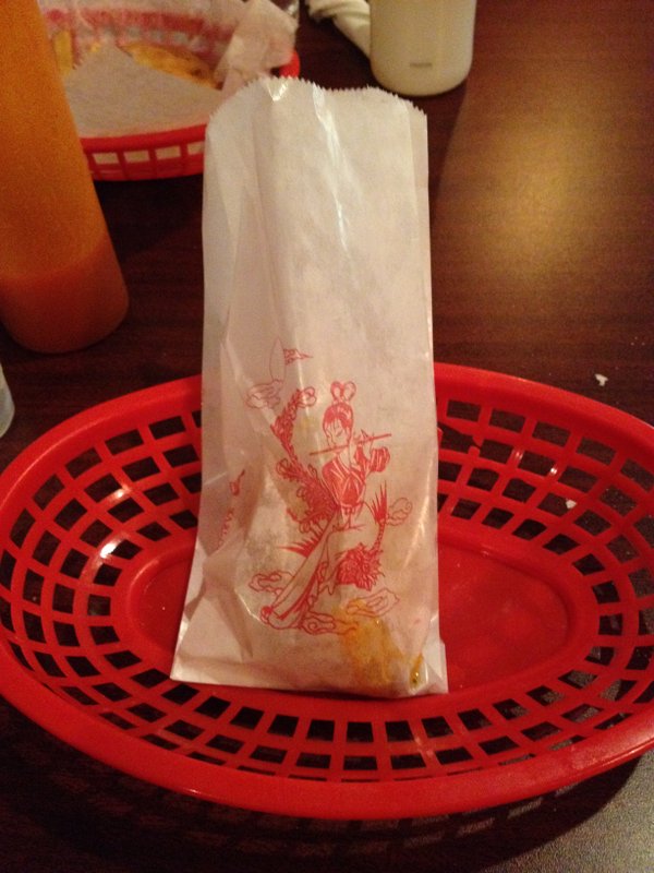 Empanadas in a Chinese eggroll bag