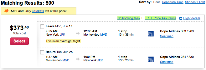 Great Deal Alert: Fly New York to Montevideo for $374