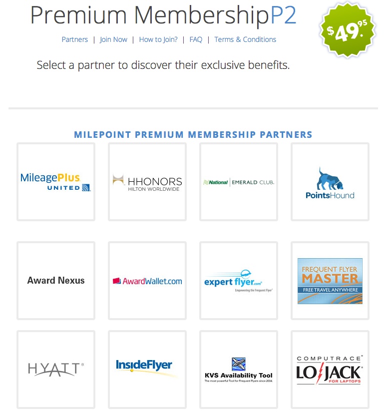 Milepoint Premium Membership Offer