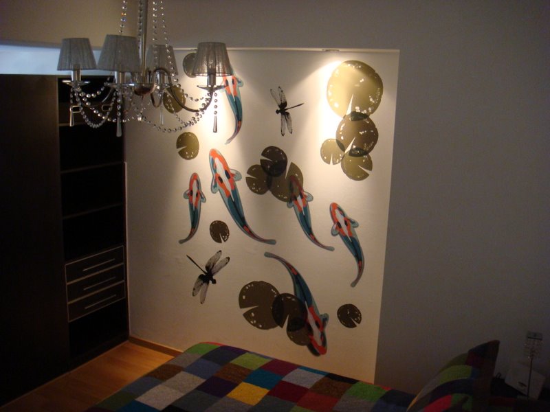 Bedroom and koi