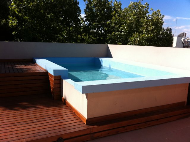 Rooftop pool
