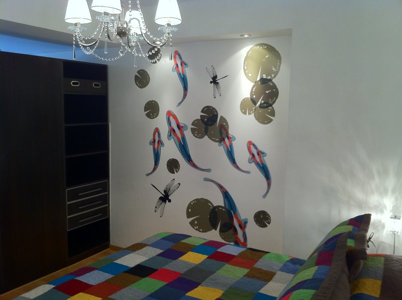 Bedroom and koi